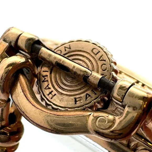 1952 Hamilton 10K Gold-Filled 992B Grade Non Working Railroad Pocket Parts Watch - Picture 10 of 12